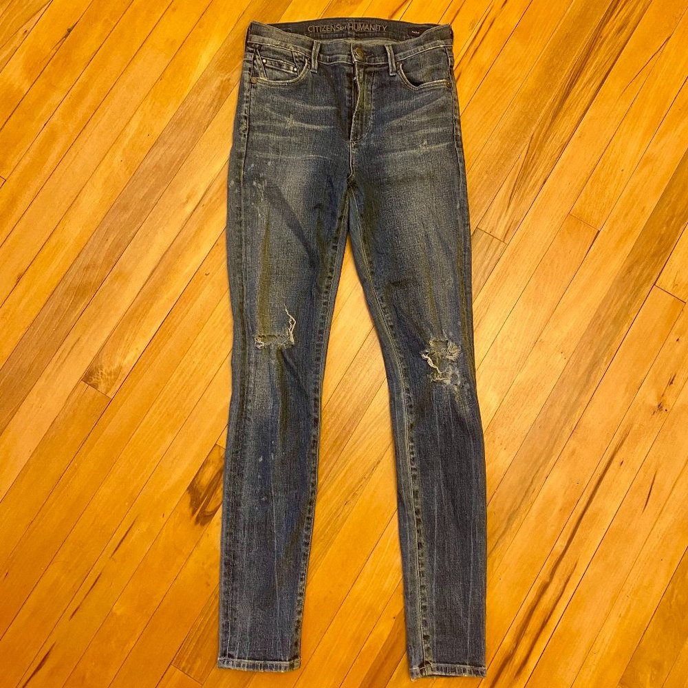 Size 27 Citizens of Humanity High Rise Rocket Skinny Jeans